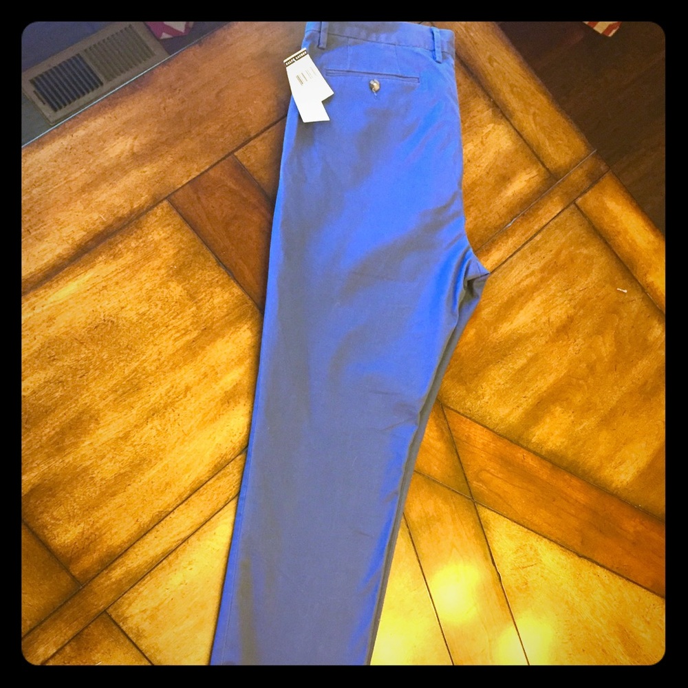 36x34 Polo stretch slim fit blue chino NWT